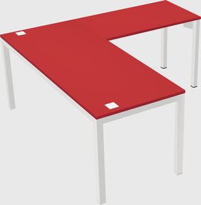 L-shaped desk