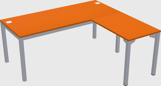 L-shaped desk