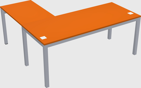 L-shaped desk