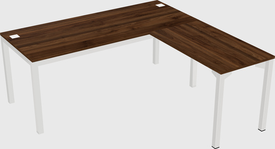 L-shaped desk