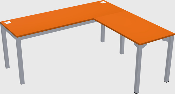 L-shaped desk