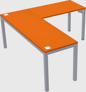 L-shaped desk