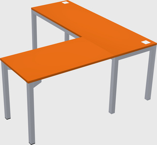 L-shaped desk
