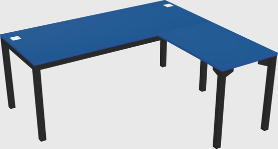 L-shaped desk