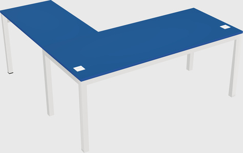 L-shaped desk