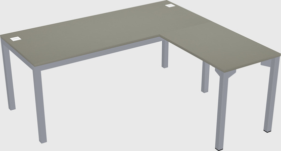 L-shaped desk