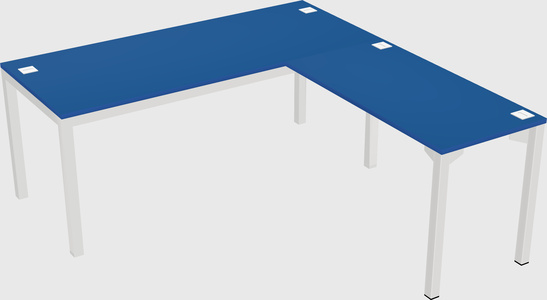 L-shaped desk