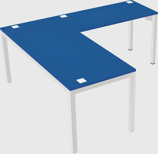L-shaped desk
