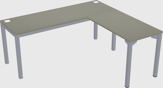 L-shaped desk