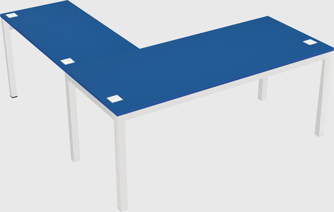 L-shaped desk