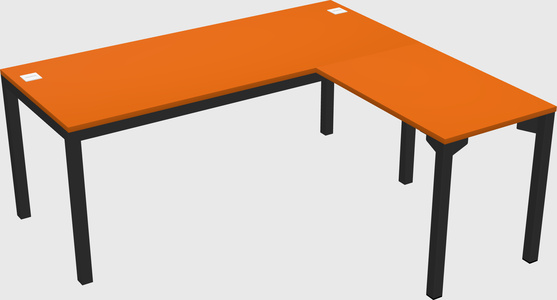 L-shaped desk