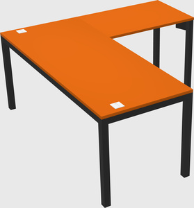L-shaped desk