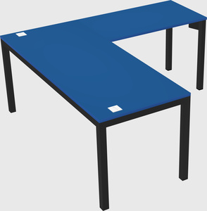 L-shaped desk