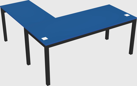 L-shaped desk