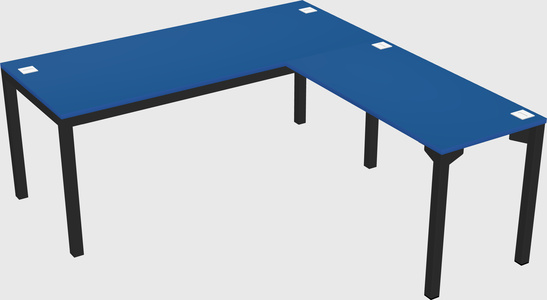 L-shaped desk