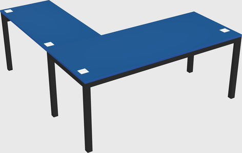 L-shaped desk