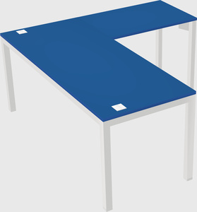 L-shaped desk
