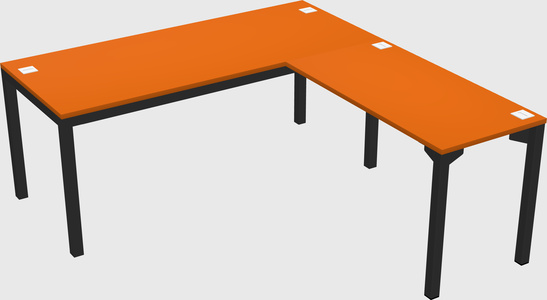 L-shaped desk