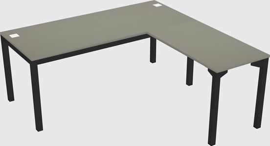 L-shaped desk