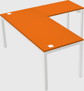 L-shaped desk