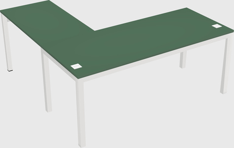 L-shaped desk