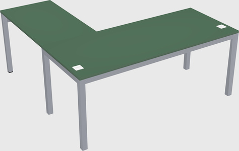 L-shaped desk