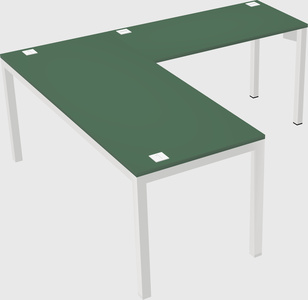 L-shaped desk