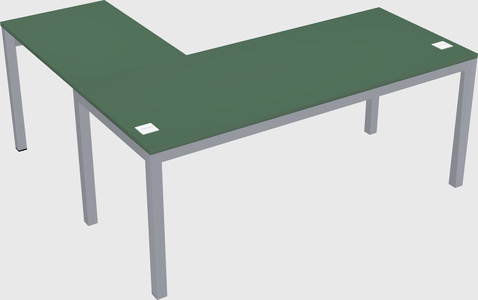 L-shaped desk