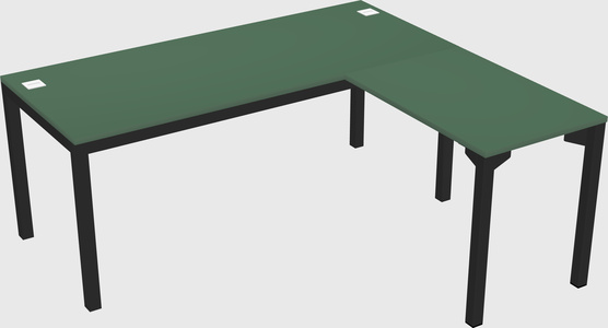 L-shaped desk