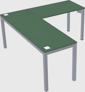 L-shaped desk
