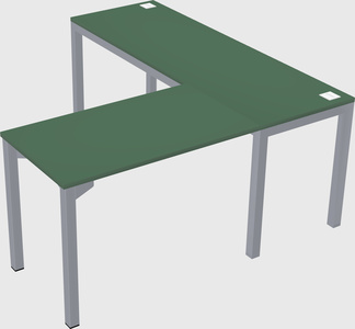 L-shaped desk
