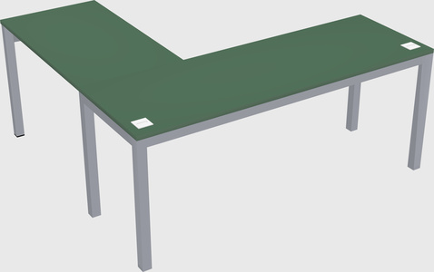 L-shaped desk