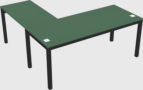 L-shaped desk