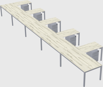 L-shaped desk