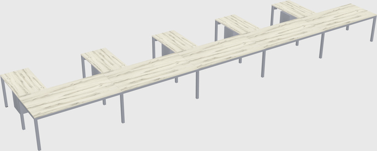 L-shaped desk