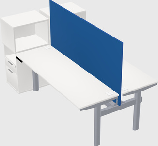Shared electric desk + cabinet