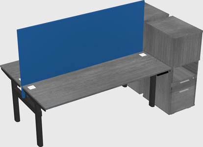 Shared electric desk + cabinet