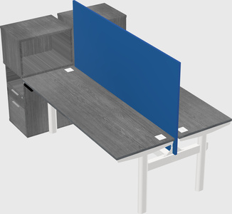 Shared electric desk + cabinet