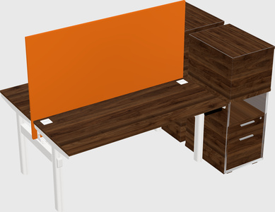 Shared electric desk + cabinet