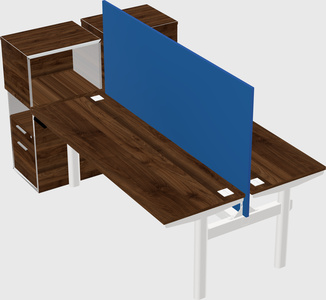 Shared electric desk + cabinet