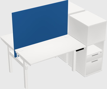 Shared electric desk + cabinet