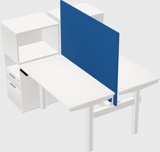 Shared electric desk + cabinet