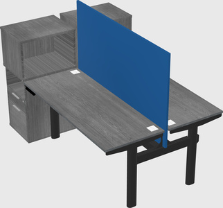 Shared electric desk + cabinet