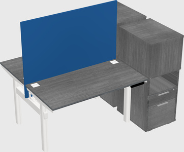 Shared electric desk + cabinet