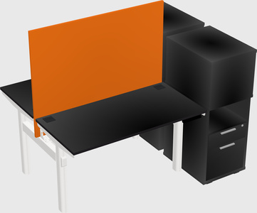 Shared electric desk + cabinet