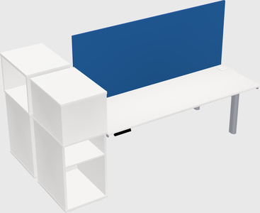 Shared electric desk + cabinet