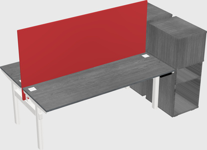 Shared Electric Desk + Cabinet