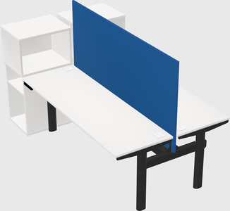 Shared electric desk + cabinet
