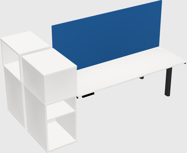 Shared electric desk + cabinet