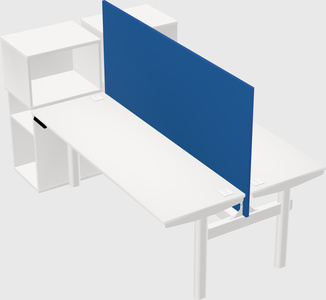 Shared electric desk + cabinet